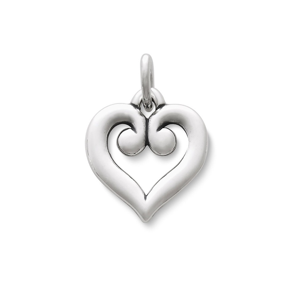 James Avery Scrolled Heart Charm